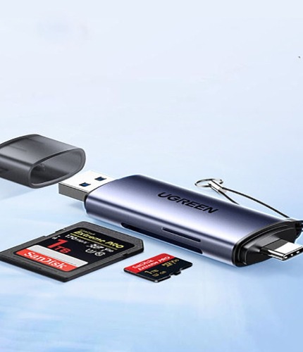 Lector UGREEN USB-C 3.0 Tarjetas SD MicroSD Alta Velocidad