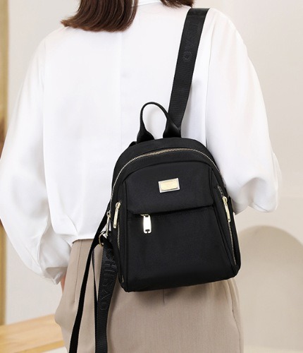 Mochila Nylon Impermeable Mujer Moda Urbana Dise&ntilde;o Casual Bolso Peque&ntilde;o Oxford
