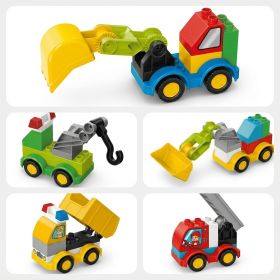 Bloques de construcci&oacute;n de veh&iacute;culos para ni&ntilde;os peque&ntilde;os