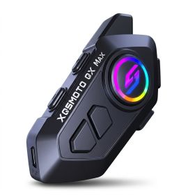 Intercomunicador de Casco Moto Bluetooth IPX6 Cancelacion de Ruido RGB