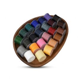 Hilo encerado para manualidades 0.4/0.5/0.6mm 24 colores