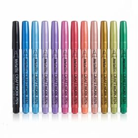Set Marcadores Met&aacute;licos De Colores Piezas Para Arte