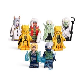 Mini Figuras Ninja Ensamblables con Peque&ntilde;os Bloques de Construcci&oacute;n