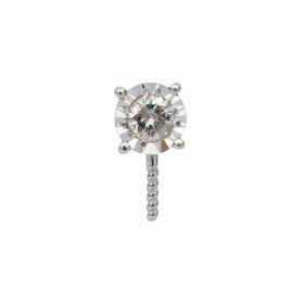 Colgante de Oro de 18k con Engaste de Zirconia para Perlas