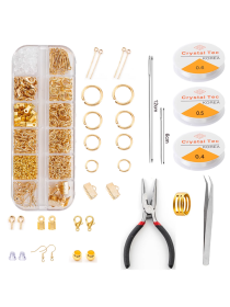 Kit Accesorios Joyer&iacute;a Artesanal Dijes Broches Oro