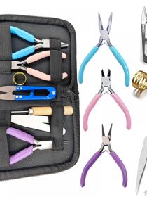 Juego de pinzas para manualidades DIY, 8 piezas