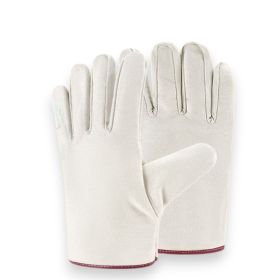 Guantes de Lona Reforzados 24 L&iacute;neas Doble Capa para Trabajo Pesado y Protecci&oacute;n Laboral
