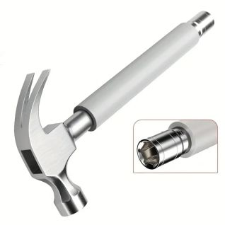 Martillo Carpintería Universal Acero Inoxidable 2 En 1 Uso Pesado
