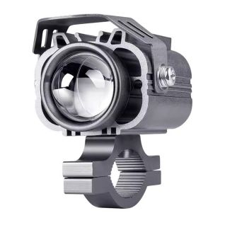 Faros LED para Moto: Potente Luz Láser Modificada con Intermitentes y Lentejuelas para un Estilo Único.