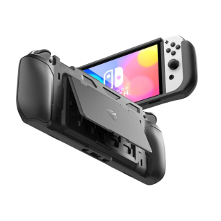 Funda Protectora Para Nintendo Switch Oled Case Ergonomico Con Soporte