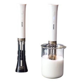 Espumador de Leche Laputa Eléctrico Portátil con Varilla Mezcladora para Café, Capuchino y Latte Art