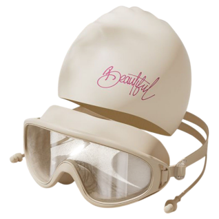 Gorro natación impermeable y gafas antivaho