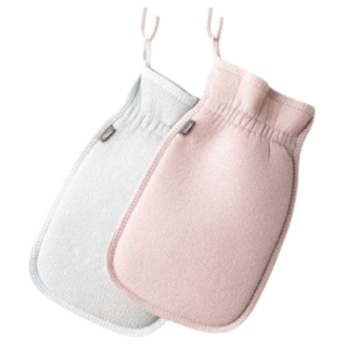 Manopla de baño exfoliante Krramel para cuidado corporal