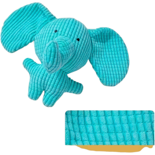 Peluche Elefante Sonoro para Perros: Juguete Divertido y Antiestrés para Mascotas
