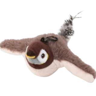 Juguete Pájaro Tembloroso Peluche para Perros Pequeños - Mordedor Resistente Mascotas