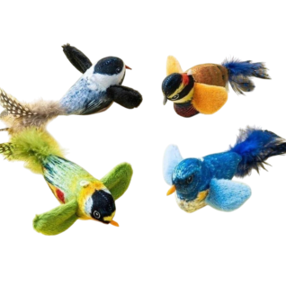 Juguete Pájaro Sonoro para Gatos - Estimula y Elimina el Aburrimiento ????????????