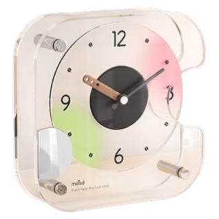 Reloj Escritorio Mercerta Esfera Giratoria Adorno Entrada Creativo Moderno 2025