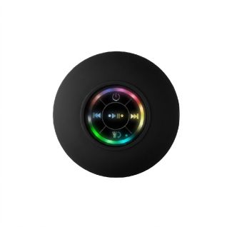 Parlante Bluetooth Impermeable Para Ducha Con Ventosa Y Luces Led