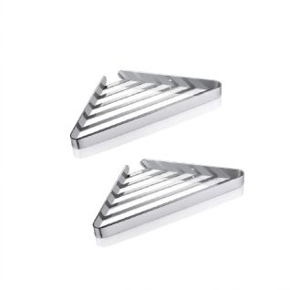 Cesta Triangular De Acero Inoxidable Para Baño Y Ducha