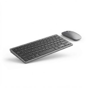 Combo Teclado Y Mouse Inalámbrico Bluetooth Silencioso Para Oficina