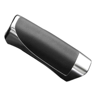 Funda freno de mano cuero y galvanizado para coche