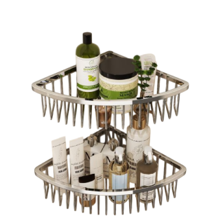 Estante Esquinero Baño Acero Inoxidable 304 Sin Perforar Ducha Baño