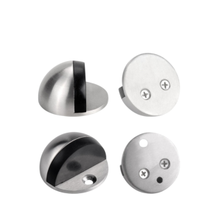 Topnike Tope de Puerta Acero Inoxidable Sin Taladro Antichoque Silicona Para Puertas de Vidrio y Habitación