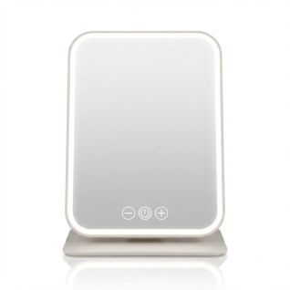 Espejo Maquillaje con Luz LED Portátil Plegable 3 Tonos