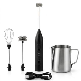 Batidor Eléctrico Portátil y Versátil para Cocina y Café