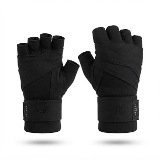 Guantes Deportivos Con Venda Elástica 