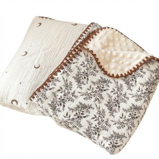 Manta Doudou para bebé de algodón con textura suave