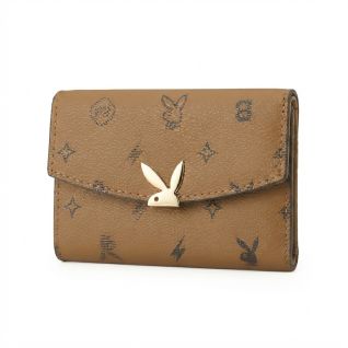 Billetera Pequeña Playboy Tarjetero Plegable 