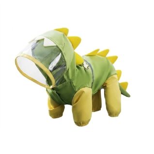Impermeable Para Perros Con Diseño De Dinosaurio