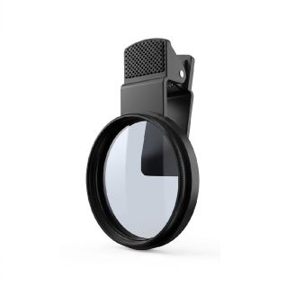 Kit Filtro Polarizador Cpl 52Mm Para Celular Con Clip Universal