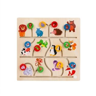 Laberinto Madera Interactivo Y Educativo Para Niños