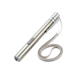 Linterna Táctica De Inspección Recargable Usb En Acero Inoxidable