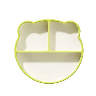Plato infantil silicona alimentación bebé diseño oso