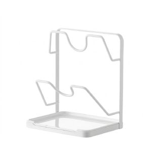 Estante Organizador Doble para Tapas de Ollas y Cucharones