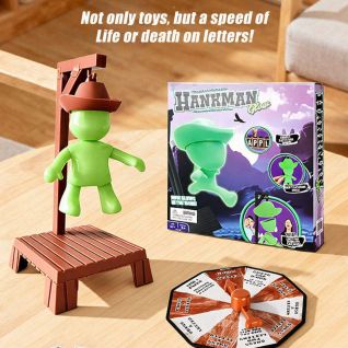 Juego de mesa de horca para aprendizaje de palabras en inglés