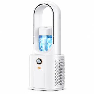 Ventilador Compacto de Escritorio sin Aspas Pulverizador 2 en 1