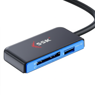 Ssk Lector Tarjetas Usb C Sd Microsd Cf Alta Velocidad