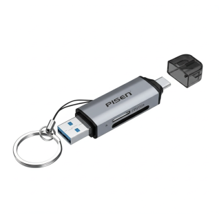 Pisen Lector Tarjetas Micro Sd Y Sd 2 En 1 Doble Conector