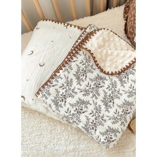 Manta Doudou para bebé de algodón con textura suave