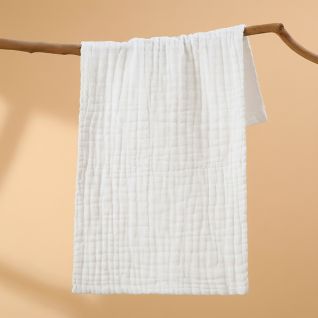 Toalla de Muselina 100% Algodón A - Suave, Absorbente y Hipoalergénica para Adultos y Niños