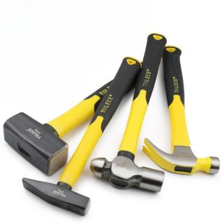 Martillo Octogonal Fibra Mango Continuo Tolece Para Acero Y Herrería