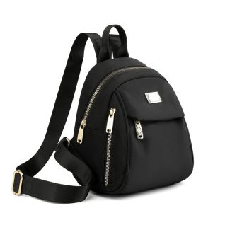 Mochila Nylon Impermeable Mujer Moda Urbana Diseño Casual Bolso Pequeño Oxford