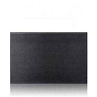 Tapete de Barra Grande Antideslizante Silicona Impermeable Negro para Hostelería y Hogar