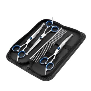 Set Tijeras Peluquería Canina Profesional Perro Oso Peluche Alemania Belleza