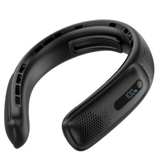 Ventilador Portátil de Cuello Silencioso USB Recargable Pequeño
