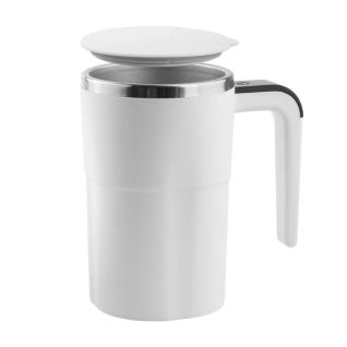 Taza automezcladora de acero inoxidable con pantalla de temperatura